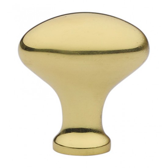 Emtek Solid Brass 1" Cabinet Knob (Unlacquered Brass)