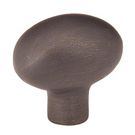 Emtek Bronze 1-1/4" Egg Cabinet Knob (Medium Bronze)