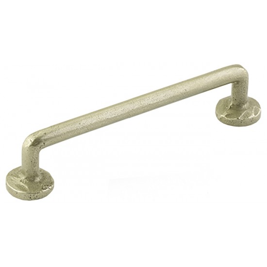 Emtek Bronze 6" (152mm) Center-to-Center Rod Cabinet Pull - (Tumbled White Bronze)