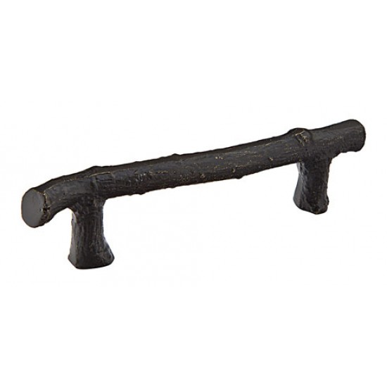 Emtek Bronze 3-1/2" Center-to-Center Twig Cabinet Pull - (Medium Bronze)