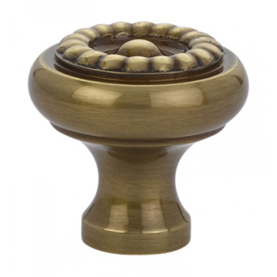 Emtek Solid Brass 1-1/4" Cabinet Knob (French Antique)