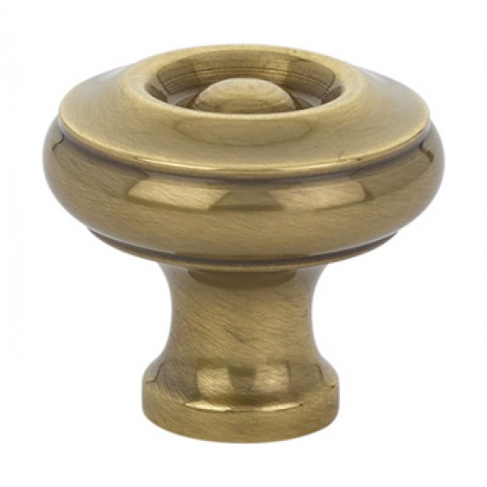 Emtek Solid Brass 1-1/4" Cabinet Knob (French Antique)