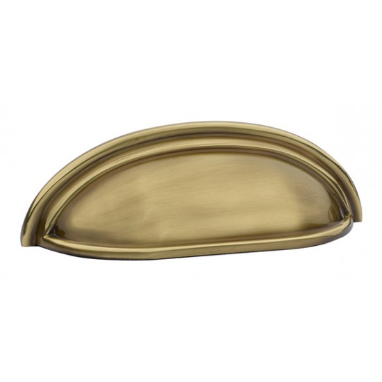 Emtek Solid Brass 3" Center-to-Center Cabinet Cup Pull (French Antique)