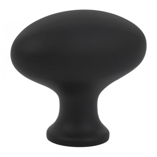 Emtek Solid Brass 1-3/4" Wardrobe Cabinet Knob (Flat Black)