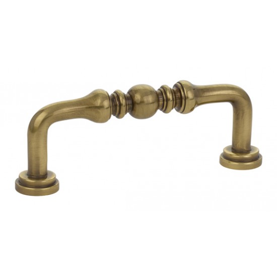 Emtek Solid Brass 3" Center-to-Center Cabinet Pull (French Antique)