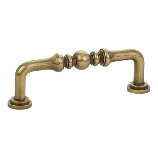 Emtek Solid Brass 3-1/2" c.c. Cabinet Pull (French Antique)