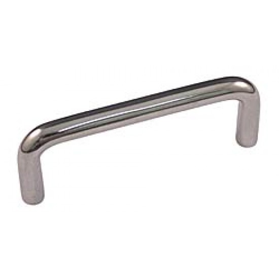 Emtek Solid Brass 6" (152mm) Center-to-Center Cabinet Pull (Polished Chrome)