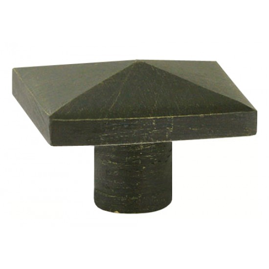 Emtek Bronze 1-5/8" Square Cabinet Knob (Medium Bronze)