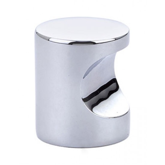 Emtek Contemporary Brass 7/8" Cabinet Finger Pull (Polished Chrome)