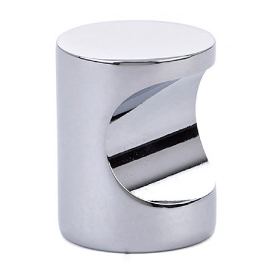 Emtek Contemporary Brass 1" Cabinet Finger Pull (Polished Chrome)