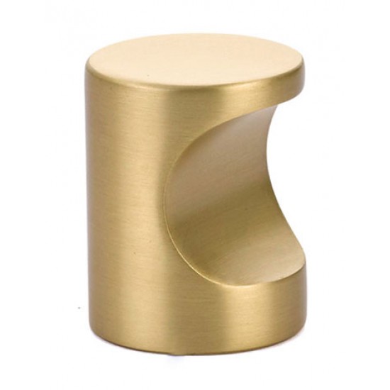 Emtek Contemporary Brass 1" Cabinet Finger Pull (Satin Brass)
