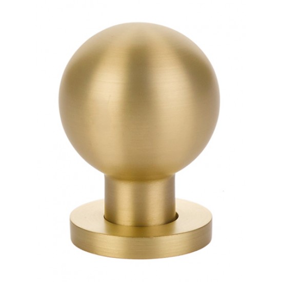 Emtek Contemporary Brass 1" Globe Cabinet Knob (Satin Brass)