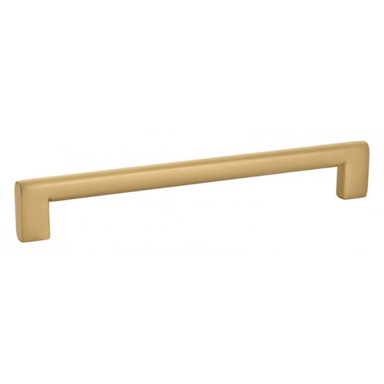 Emtek Contemporary Brass 8" c.c. Trail Cabinet Pull (Satin Brass)