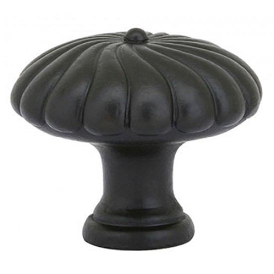 Emtek Tuscany Bronze 1-3/4" (44mm) Twist Round Cabinet Knob (Flat Black)