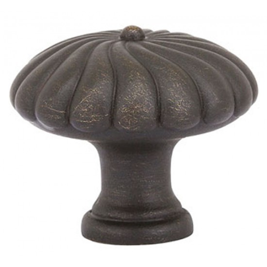 Emtek Tuscany Bronze 1-3/4" (44mm) Twist Round Cabinet Knob (Medium Bronze)