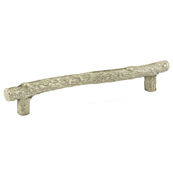 Emtek Bronze 6" (152mm) Center-to-Center Twig Cabinet Pull - (Tumbled White Bronze)