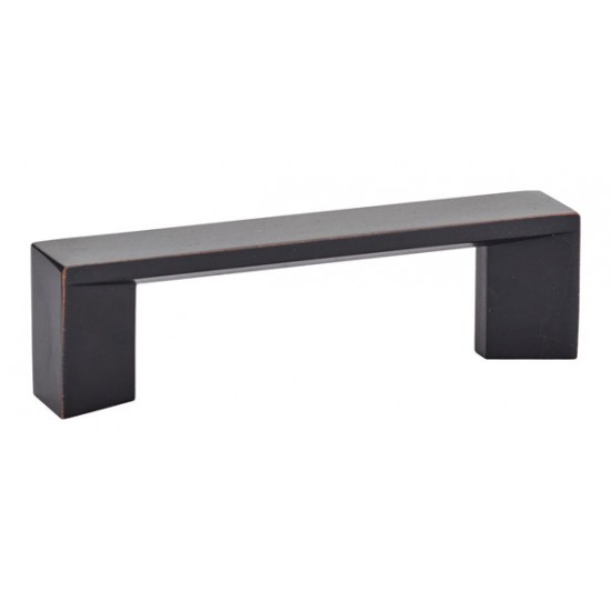 Emtek Contemporary 3" (76mm) Center-to-Center Trinity Cabinet Pull (Oil Rubbed Bronze)