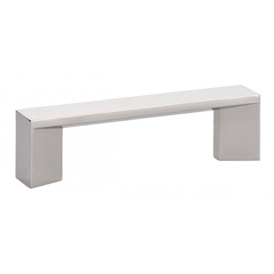 Emtek Contemporary 3" (76mm) Center-to-Center Trinity Cabinet Pull (Polished Nickel)