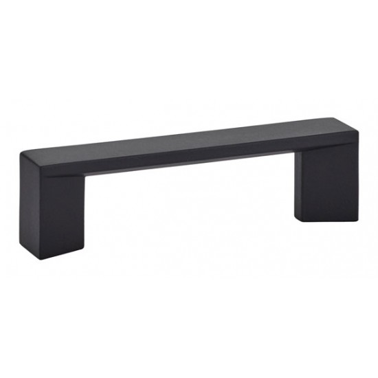 Emtek Contemporary 3" c.c. Trinity Cabinet Pull (Flat Black)