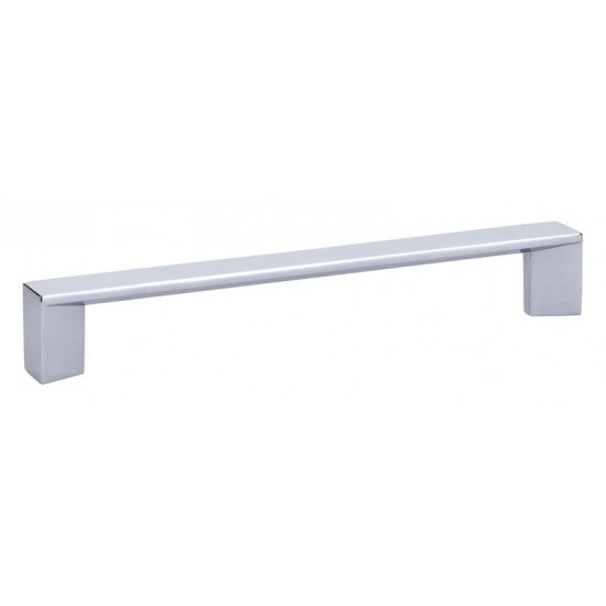 Emtek Contemporary 6" Center-to-Center Trinity Cabinet Pull (Polished Chrome)