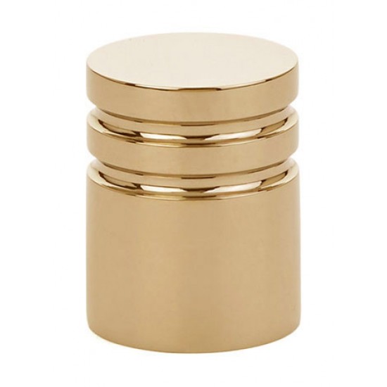 Emtek Contemporary Brass 1" (25mm) Metric Cabinet Knob (Unlacquered Brass)