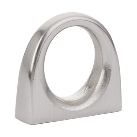 Emtek Contemporary Brass 1" Center-to-Center Ring Cabinet Knob (Satin Nickel)
