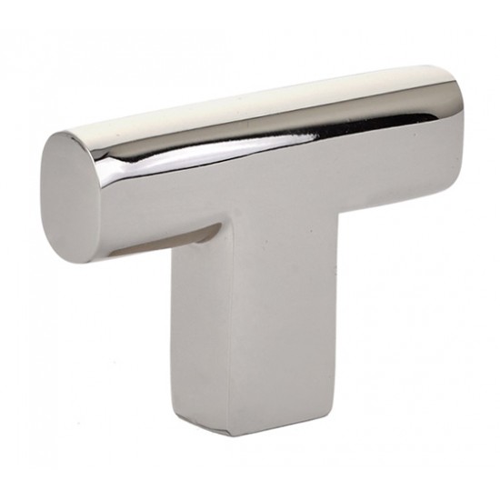 Emtek Contemporary Brass 2" (51mm) Trail Cabinet Knob (Polished Nickel)