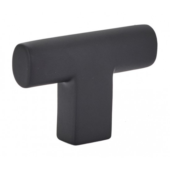 Emtek Contemporary Brass 2" (51mm) Trail Cabinet Knob (Flat Black)