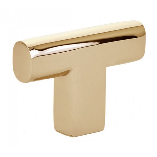 Emtek Contemporary Brass 2" (51mm) Trail Cabinet Knob (Unlacquered Brass)