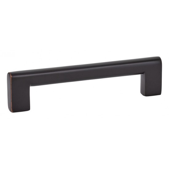 Emtek Contemporary Brass 5" (128mm) Center-to-Center Trail Cabinet Pull (Oil Rubbed Bronze)