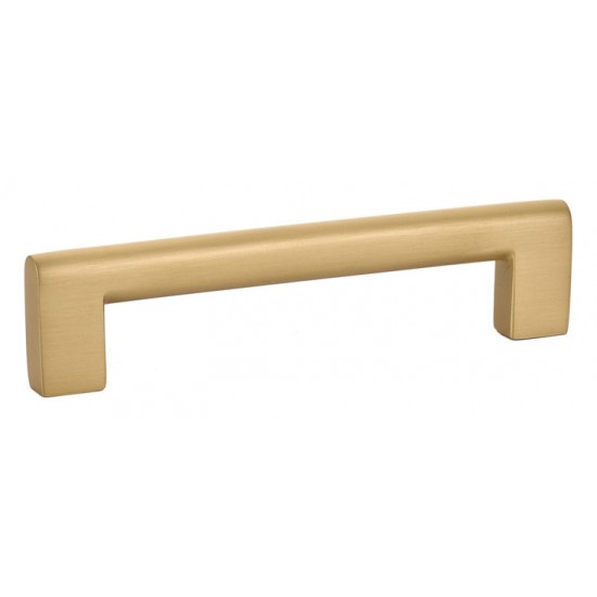 Emtek Contemporary Brass 5" (128mm) c.c. Trail Cabinet Pull (Satin Brass)