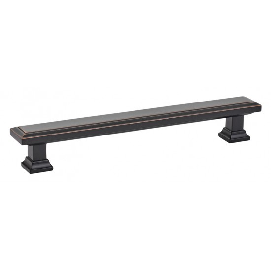 Emtek Geometric 6" Center-to-Center Rectangular Pull (Oil Rubbed Bronze)