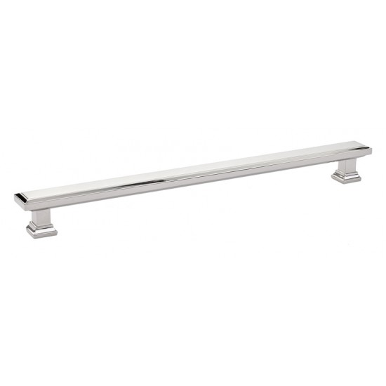 Emtek Geometric 10" Center-to-Center Rectangular Pull (Polished Nickel)