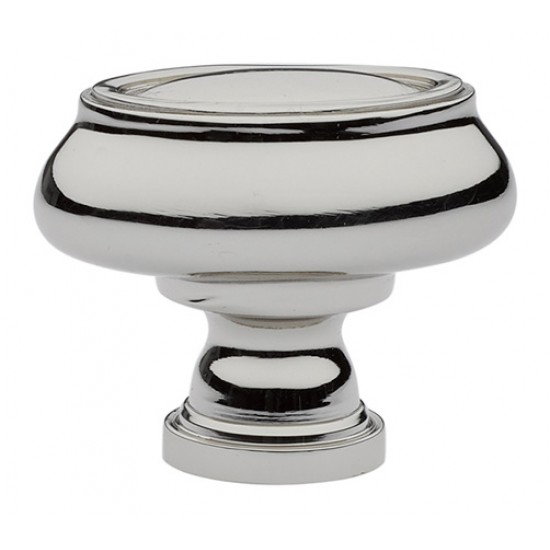 Emtek Geometric 1-3/4" Oval Knob (Polished Nickel)