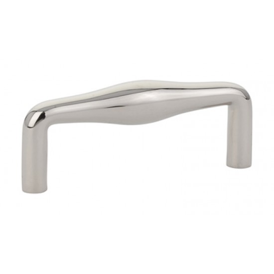 Emtek Mid-Century Modern 3" Center-to-Center Dane Pull (Polished Nickel)