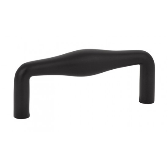 Emtek Mid-Century Modern 3" Center-to-Center Dane Pull (Flat Black)