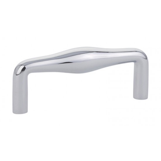 Emtek Mid-Century Modern 3" Center-to-Center Dane Pull (Polished Chrome)