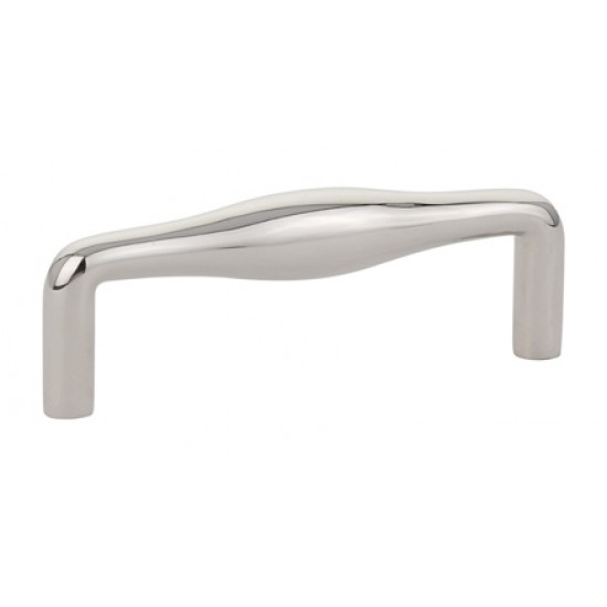 Emtek Mid-Century Modern 3-1/2" Center-to-Center Dane Pull (Polished Nickel)