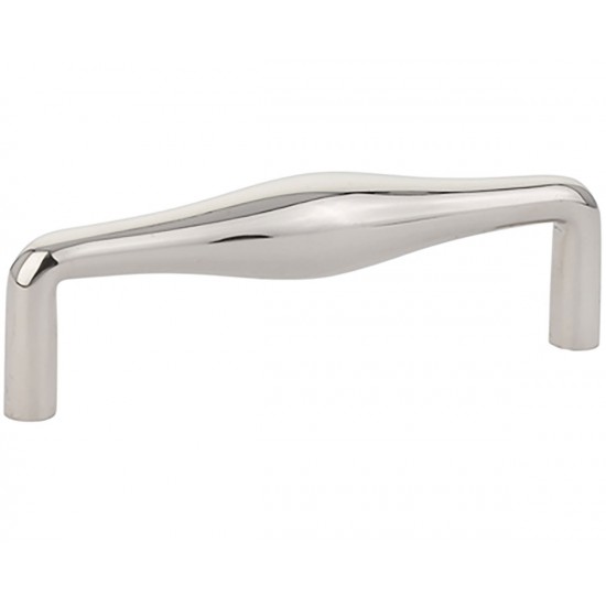 Emtek Mid-Century Modern 4" Center-to-Center Dane Pull (Polished Nickel)