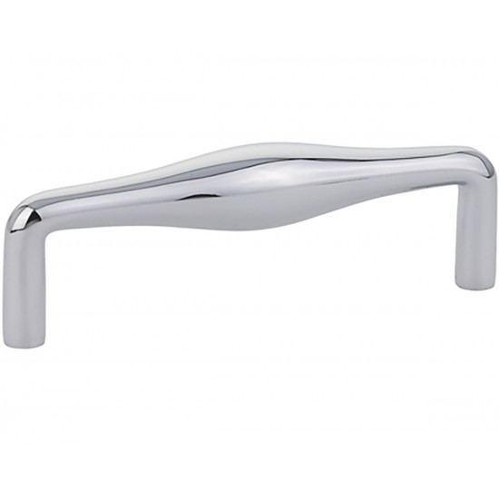 Emtek Mid-Century Modern 4" Center-to-Center Dane Pull (Polished Chrome)