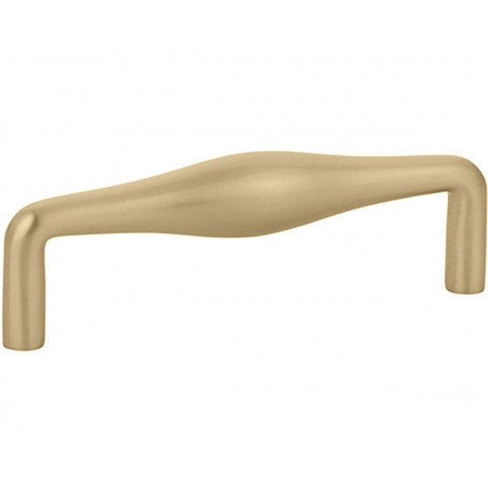 Emtek Mid-Century Modern 4" Center-to-Center Dane Pull (Satin Brass)