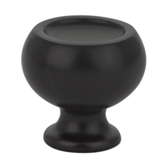 Emtek Mid-Century Modern 1" Atomic Knob (Flat Black)