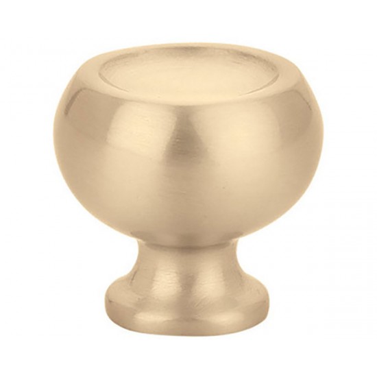 Emtek Mid-Century Modern 1-1/4" Atomic Knob (Satin Brass)