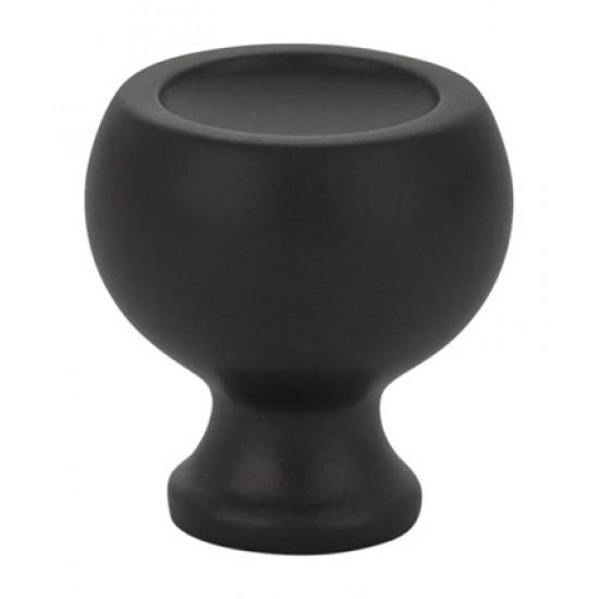 Emtek Mid-Century Modern 1-1/4" Atomic Knob (Flat Black)