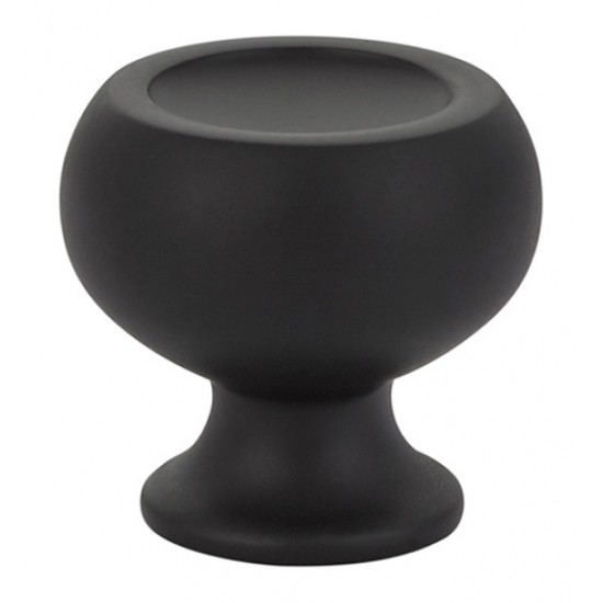 Emtek Mid-Century Modern 1-5/8" Atomic Knob (Flat Black)