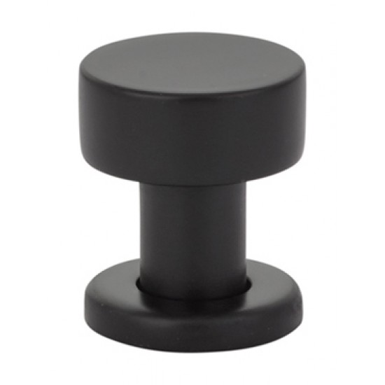 Emtek Mid-Century Modern 1" Cadet Knob (Flat Black)