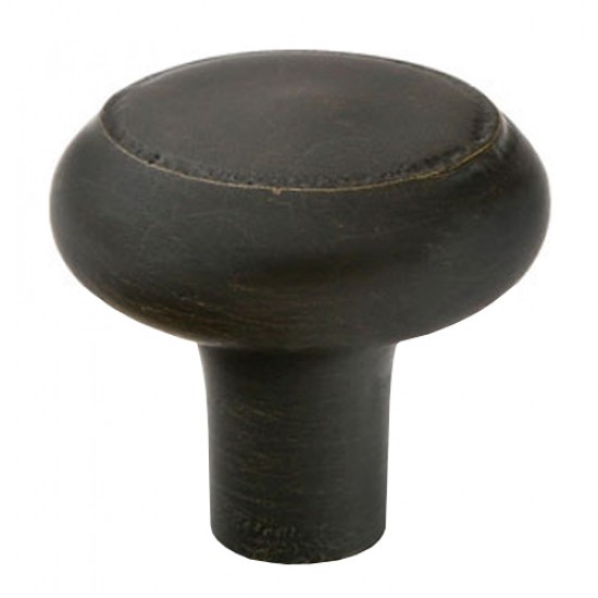 Emtek Sandcast Bronze 1-1/4" Barn Knob - (Medium Bronze)