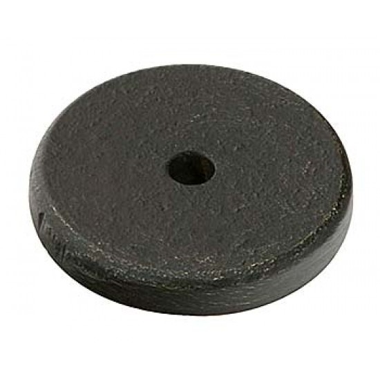 Emtek Sandcast Bronze 1-1/4" Round Back Plate - (Medium Bronze)