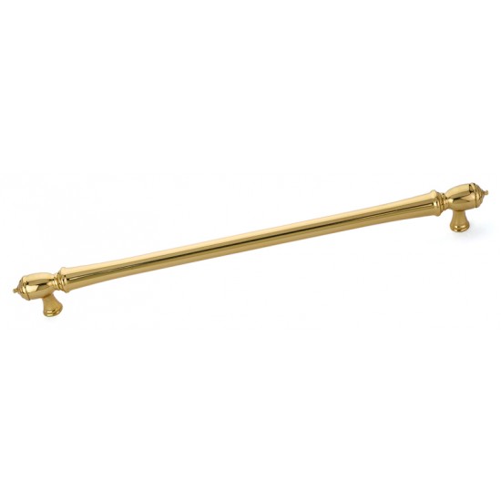 Emtek Spindle 18" Center-to-Center Appliance Pull - (Polished Brass)