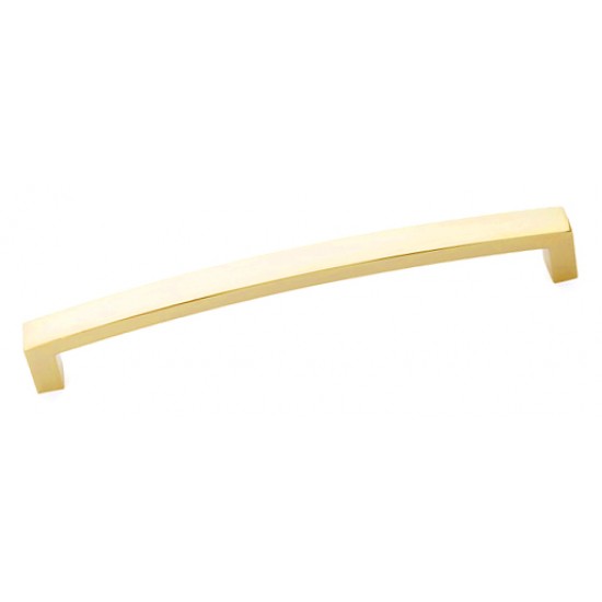 Emtek Bauhaus 12" Center-to-Center Appliance Pull - (Unlacquered Brass)